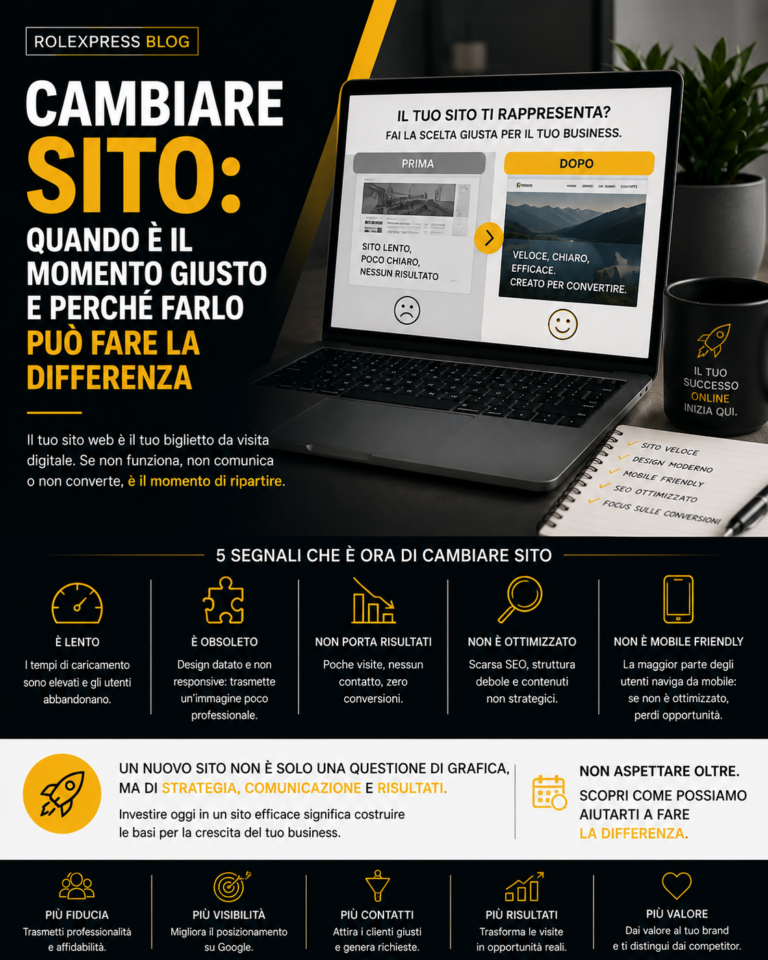 cambiare sito