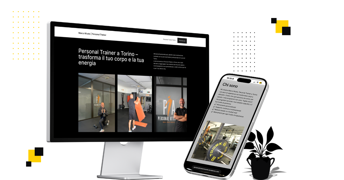 sito web personal trainer