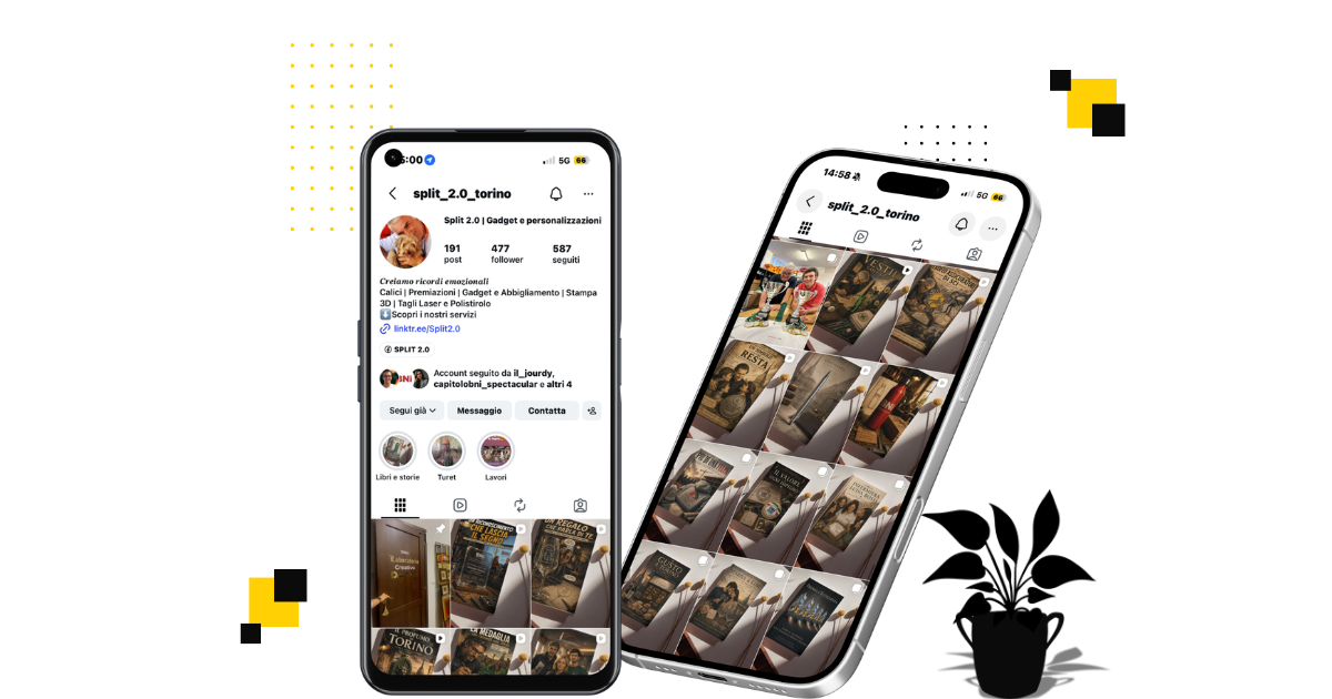 social media gadget personalizzati